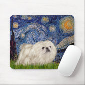 星空の夜 – ホワイトペキン4 マウスパッド (マウス)
