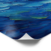 星空の夜 – ボストンテリアードッグ002 - Qian w ポスター (コーナー)