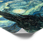 星空の夜 ポスター (角)