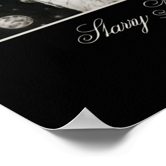 星空の夜 – ポスター (角)