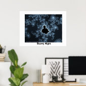 星空の夜 ポスター (ホームオフィス)