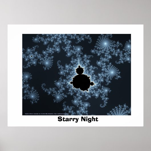 星空の夜 ポスター (正面)