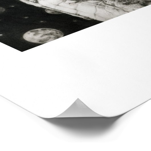 星空の夜 ポスター (角)