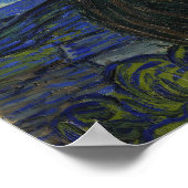 星空の夜 ポスター (角)