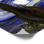 星空の夜 ポスター (角)