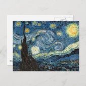 星空の夜 ポストカード (正面/裏面)