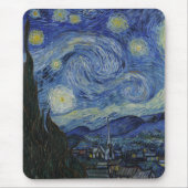 星空の夜 マウスパッド (正面)