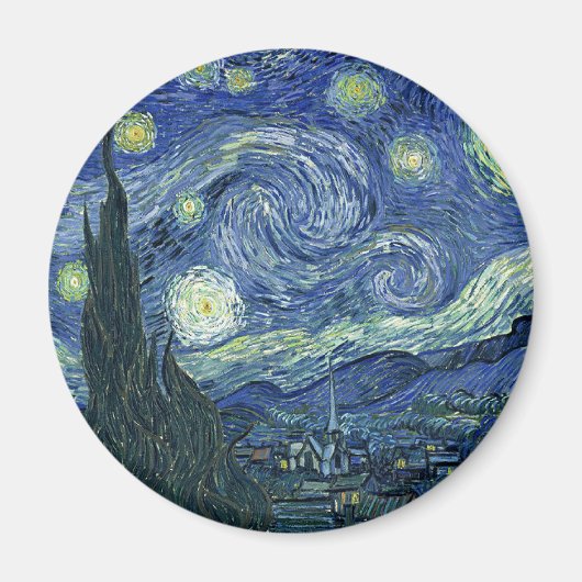 星空の夜 マグネット (正面)