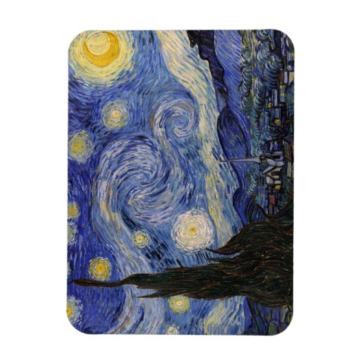 星空の夜 マグネット (縦)
