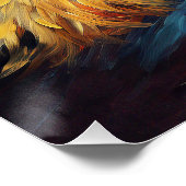 星空の夜 – ヨークシャーテリアドッグ003 - Qia ポスター (コーナー)