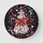 星空の夜 ラウンド壁時計 (正面)