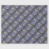 星空の夜 ラッピングペーパー (フラット)