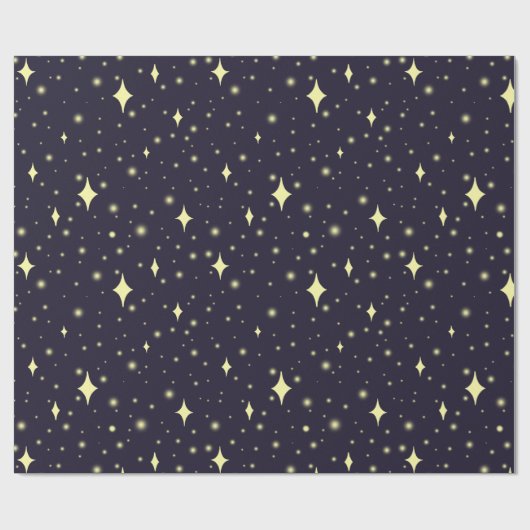 星空の夜 ラッピングペーパー (フラット)