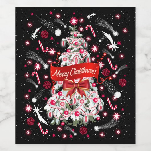 星空の夜 ワインラベル (シングルラベル)