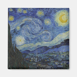星空の夜(ヴィンセント・ヴァン・ゴッホ) (有名な芸術) マグネット