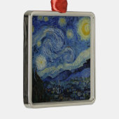 星空の夜(ヴィンセント・ヴァン・ゴッホ) （有名な芸術） メタルオーナメント (右)