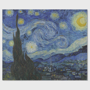 星空の夜(ヴィンセント・ヴァン・ゴッホ) （有名な芸術） ラッピングペーパー