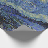 星空の夜(ヴィンセント・ヴァン・ゴッホ) （有名な芸術） ラッピングペーパー (角)