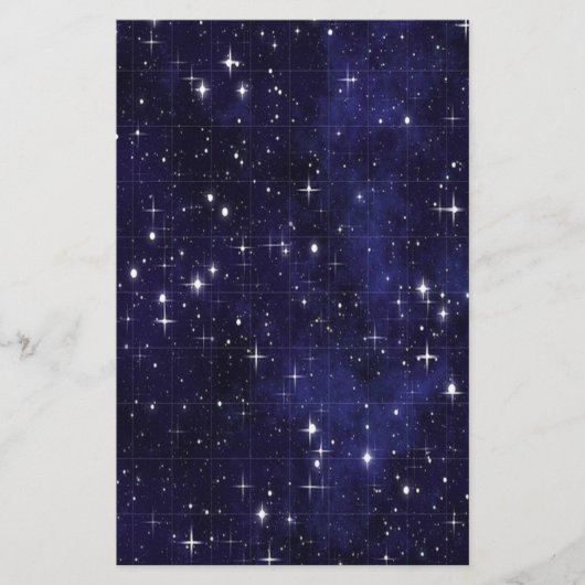 星空の夜 便箋 (正面)