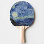 星空の夜 卓球ラケット (正面)