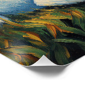 星空の夜 – 素晴らし Pyrenees Puppy Dog 002 - ポスター (コーナー)