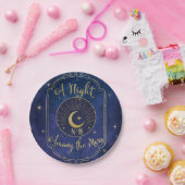 星空の夜 結婚式 ペーパープレート (パーティー)