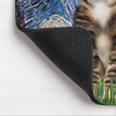 星空の夜 – 虎猫タイガー猫30 マウスパッド (コーナー)