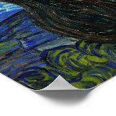 星空の夜(1889) ポスター (角)