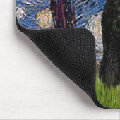 星空の夜 – 2つの標準的なプードル マウスパッド (コーナー)