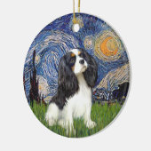 星空の夜 – Cavalier (トリカラー) セラミックオーナメント (左)