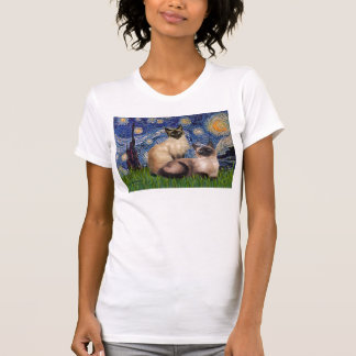 星空の夜 – Choc Pt Tシャツ