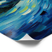 星空の夜 – Dachshund Dog 002 - Qian wan Go ポスター (コーナー)