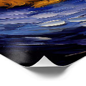 星空の夜 – Goldendoodle Dog 001 - Qian wan ポスター (コーナー)