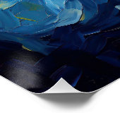 星空の夜 – Goldendoodle Dog 002 - Qian wan ポスター (コーナー)