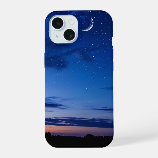星空の夜 iPhone 15ケース (裏面)