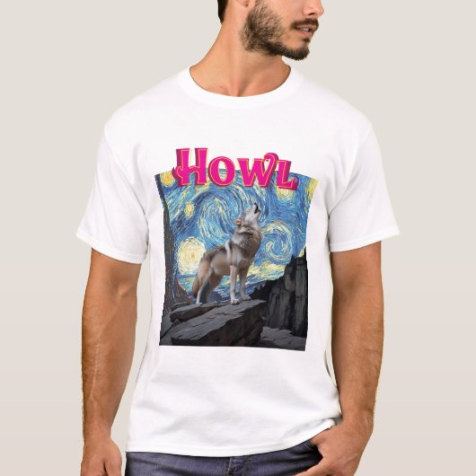 星空の夜 Tシャツ (正面)