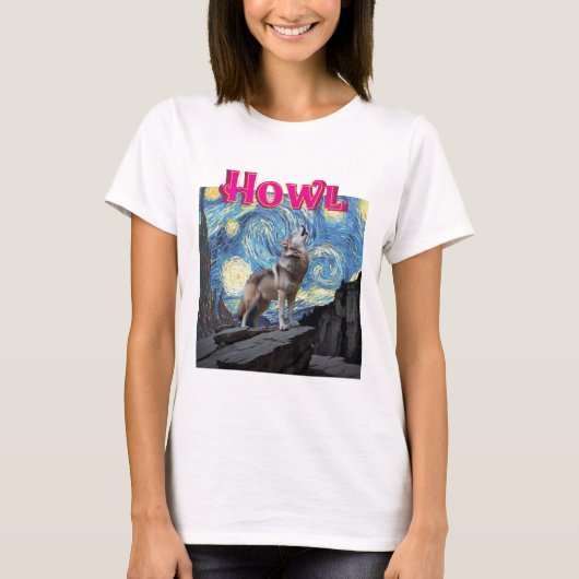星空の夜 Tシャツ (正面)