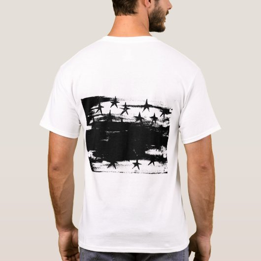 星空の夜 Tシャツ (裏面)