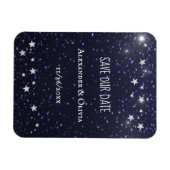 星空の夜Date Magnetを保存 マグネット (横)