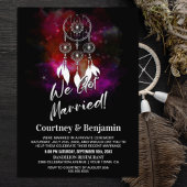 星空の夢キャッチャー 結婚式の披露宴パーティー 招待状