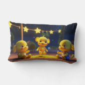 星空の夢:お洒落ピロ子供へー ランバークッション (裏面)