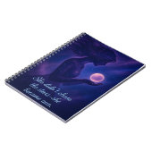 星空の夢 – 星に ノートブック (左側)