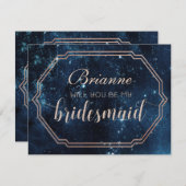 星空の天夜私の花嫁になる 招待状 (正面/裏面)