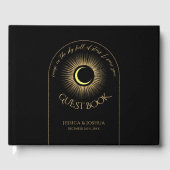 星空の太陽の月のアーチ私はあなたを見た ゲストブック (正面)