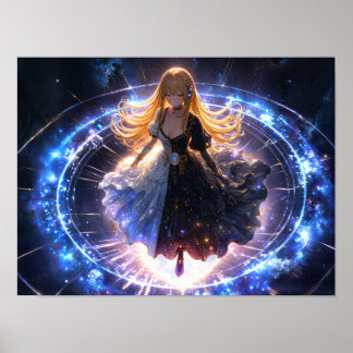 星空の女神バランス ポスター
