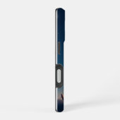 星空の子犬と子猫 iPhone 16 カバー (右側面)