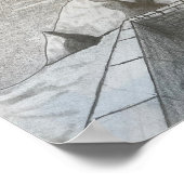 星空の山夜景ポスター - ファンタジー ポスター (角)