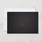 星空の山岳地でのウェディング・レスポンスカード 出欠カード (裏面)