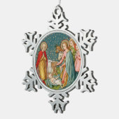 星空の恵み (VVP 003) スノーフレークピューターオーナメント (右)