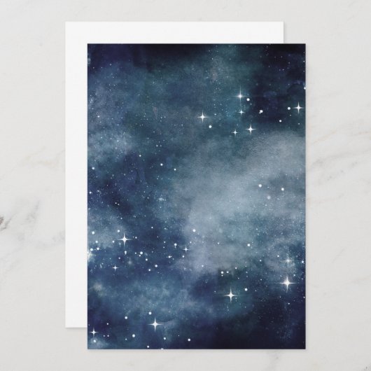 星空の星々の星空の星空の星々の宇宙 サンキューカード (正面/裏面)